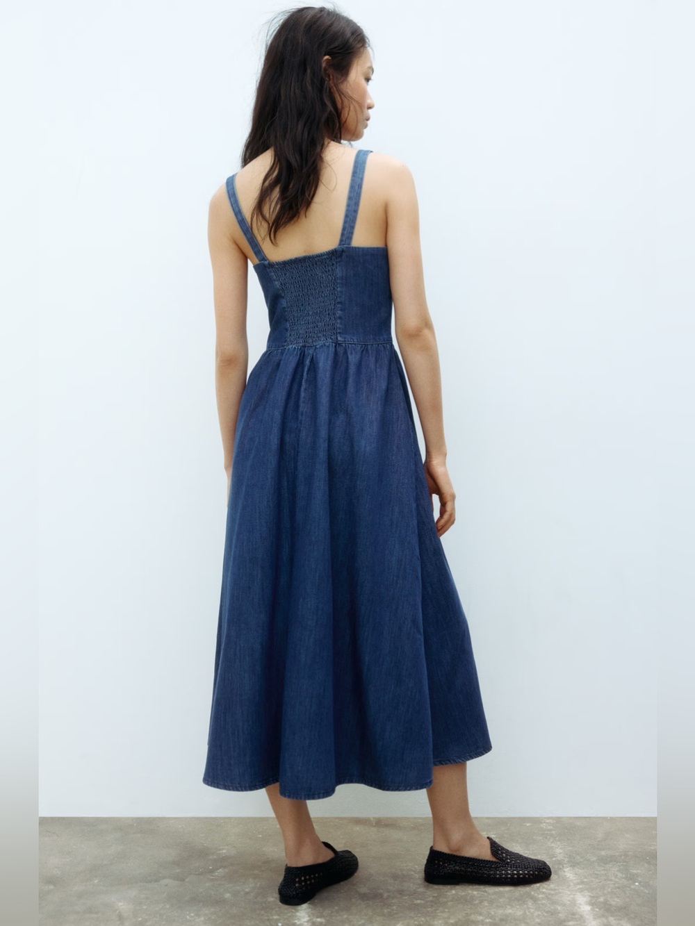 H&M Denim Midi Dress - Picture 4 of 6